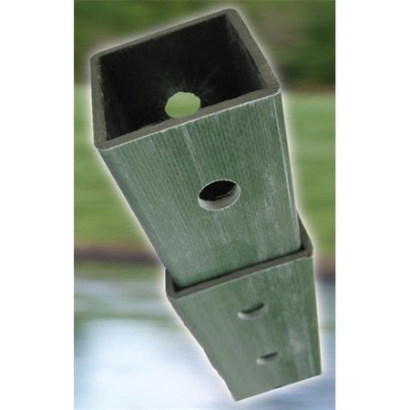 BELOVED Poly Telescopic Square Mounting Post - 4-8 Ft. Height BE60418